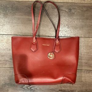 Michael Kors burgundy tote